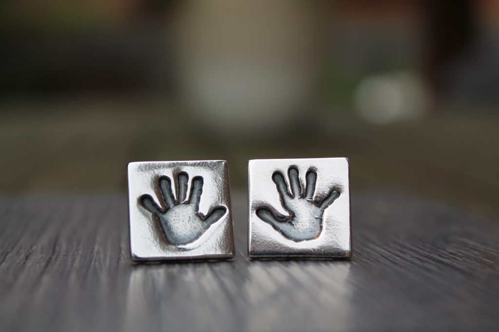 Forever Treasure - Handprint Cufflinks