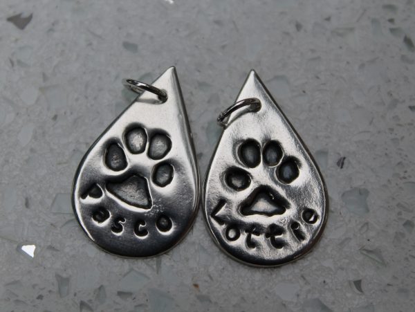 Paw Print Charm